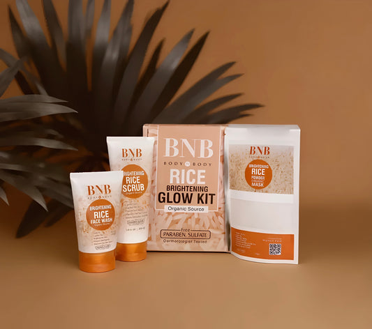 BNB Whitening Rice | Extract Bright & Glow Kit (with Box) (Bar code)